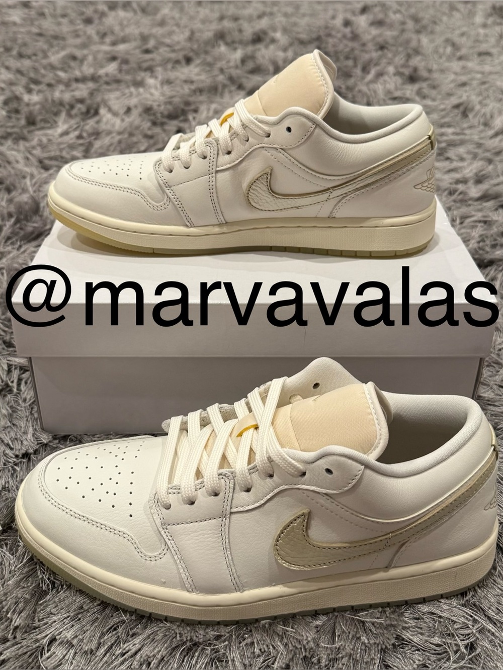 Jordan 1 low Metallic Team Gold. Mens 9 / Womens 10.5